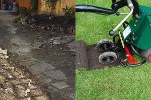 artificial turf installation