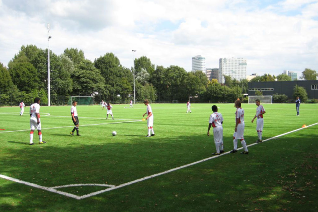 artificial football pitch