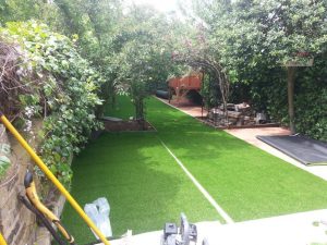 a weather proof artificial garden