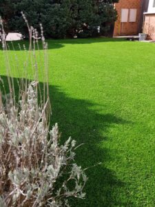 Modern artificial grass maintenance