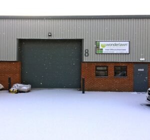 Snow-covered Wonderlawn head office 