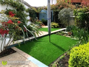 Is my garden too small for artificial grass? Small garden installation.