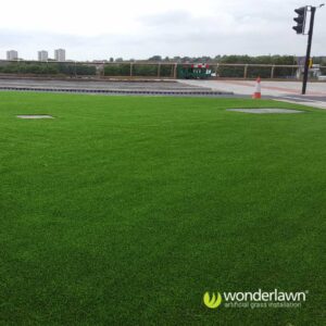 commercial artificial grass install