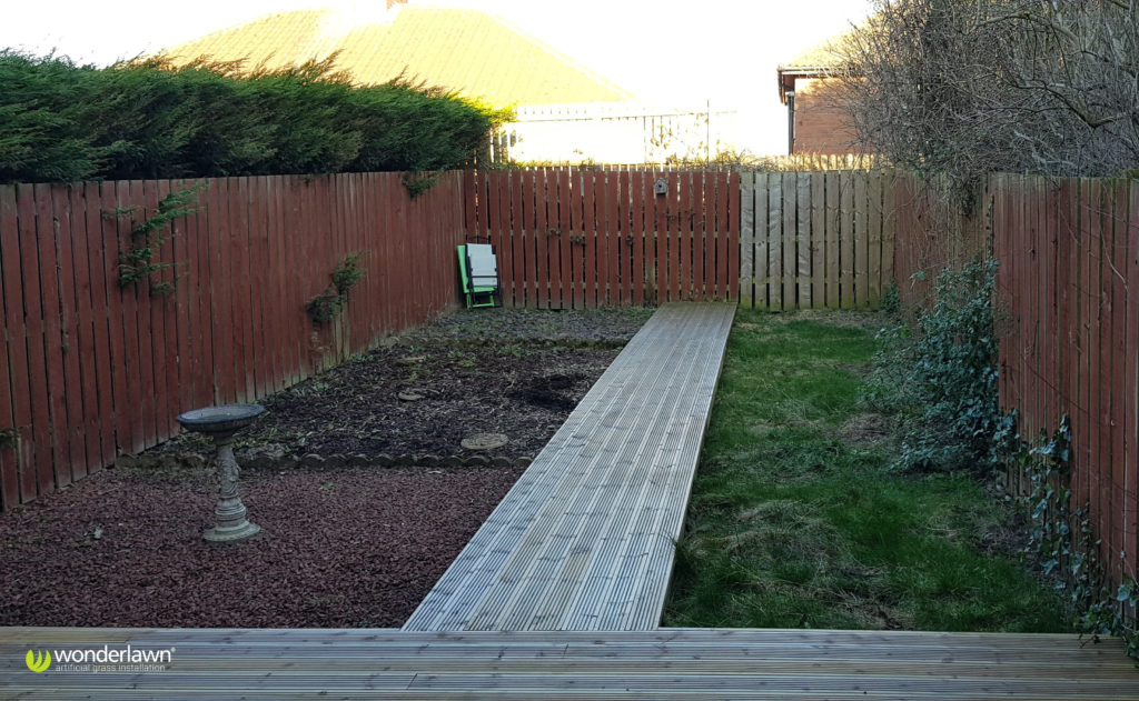 Gateshead Artificial Grass Before