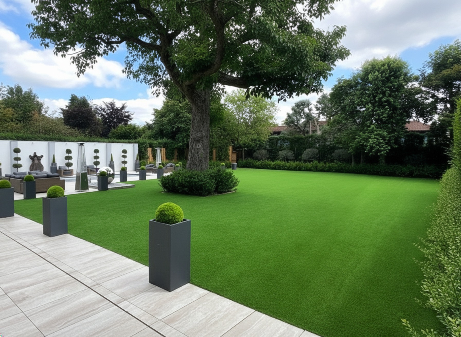 best artificial lawn installation